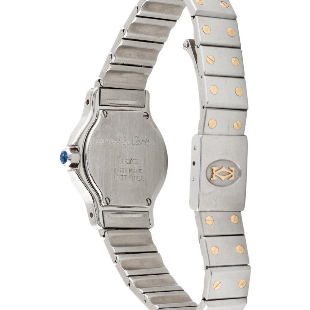 Cartier Santos Octagon 18K Gold Watch - Picture 2 of 4